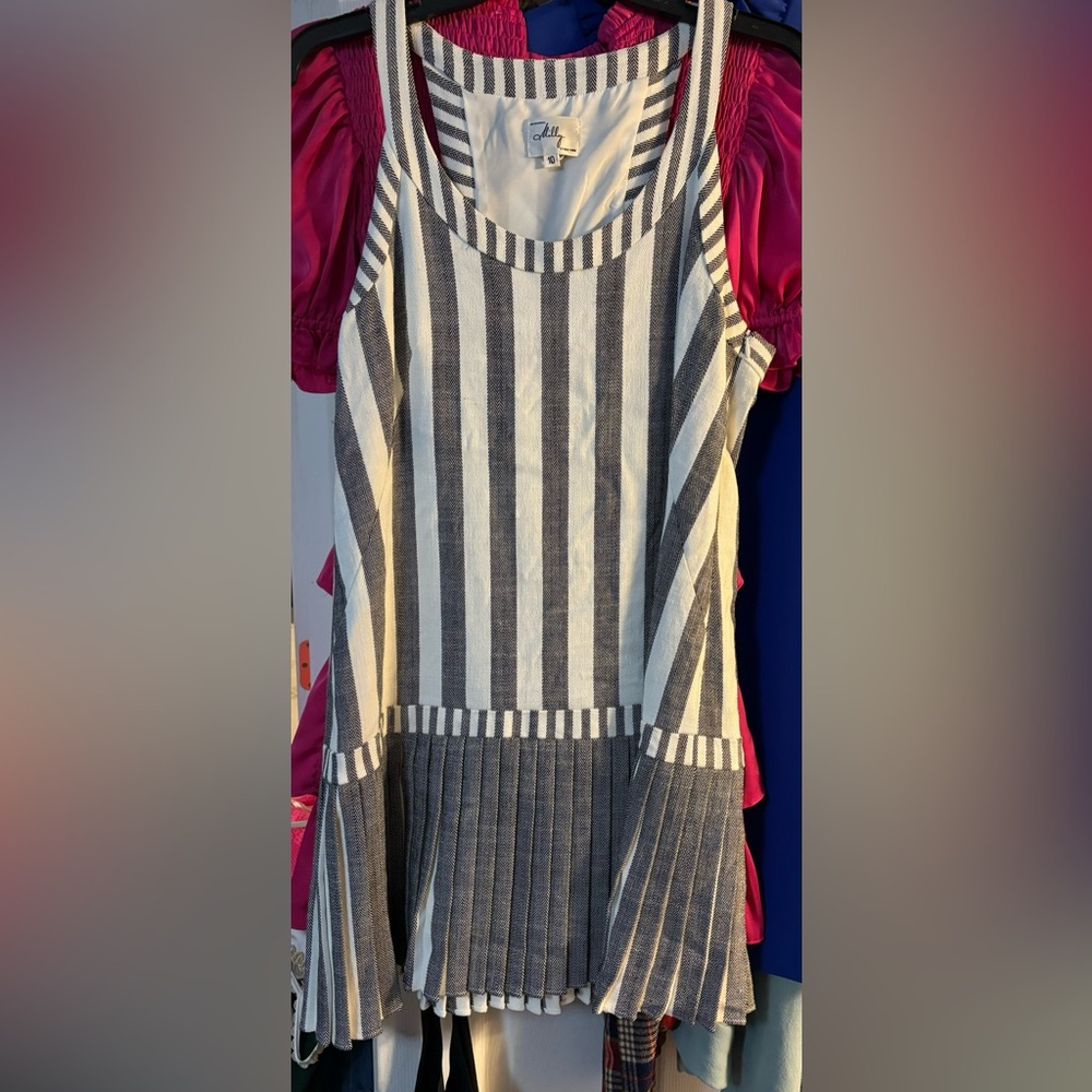 Original Milly of New York vintage, Pleated Mini dress 1940 50’s Era Sz 10